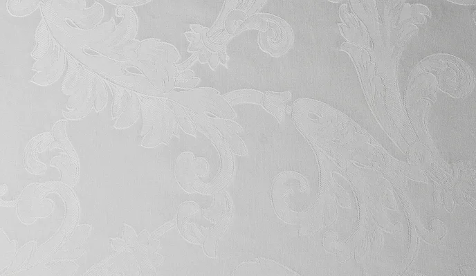 Lux Jacquard Cotton French Classics White