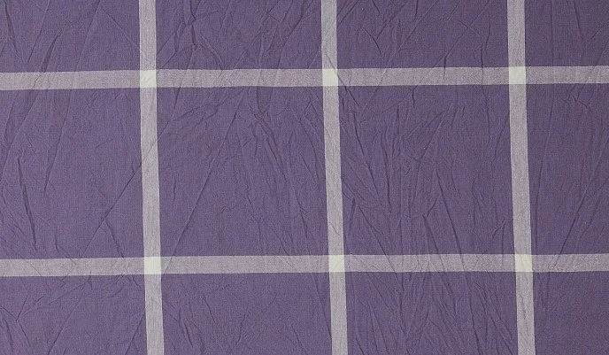 Washed Cotton Bleuberry Square