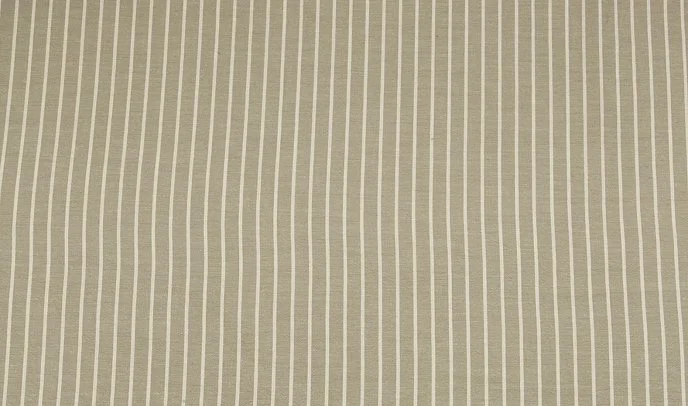 Washed Cotton Papirus & White Stripe