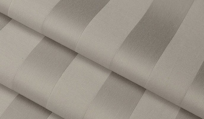 Premium Woven Cotton Sateen Stripe Grey 3