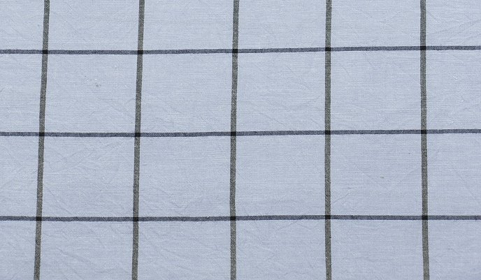 Washed Cotton Sky & Blk Square