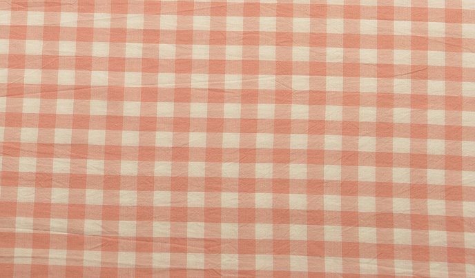 Washed Cotton Peach Square