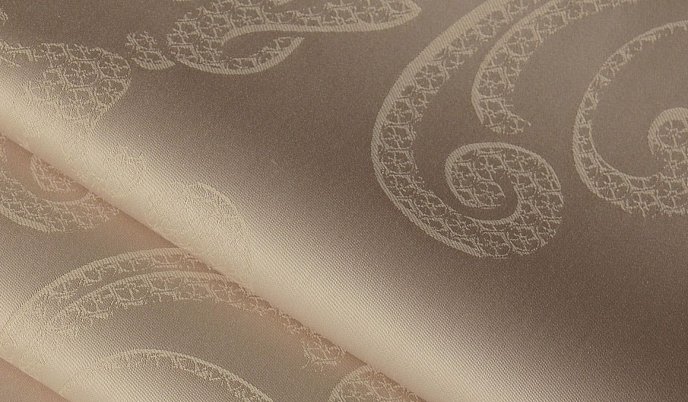 Lux Jacquard Cotton Napoleon Pearl